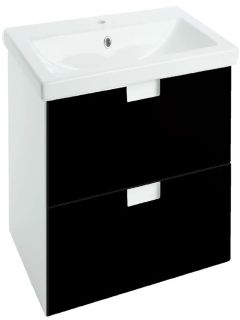 Тумба под раковину Bellezza Пегас 50см чёрный 00000011168